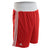 Red and white adidas boxing shorts, IBA approved, size L.