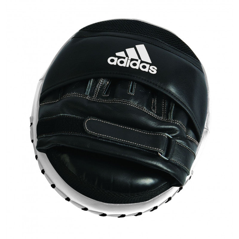 Black and white adidas boxing glove, ultimate classic air mitt.