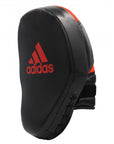 Black and red Adidas boxing glove.