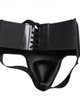 Black leather underwear with straps for adidas adiStar Pro Men's Groin Protector.