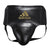 Black leather padding with logo of adidas adiStar Pro Men's Groin Guard.