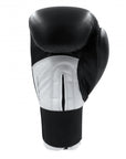 Black and white Adidas women's boxing glove.