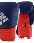 Pair of Adidas Hybrid 200 leather boxing gloves.