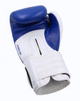 A single black and white boxing glove.