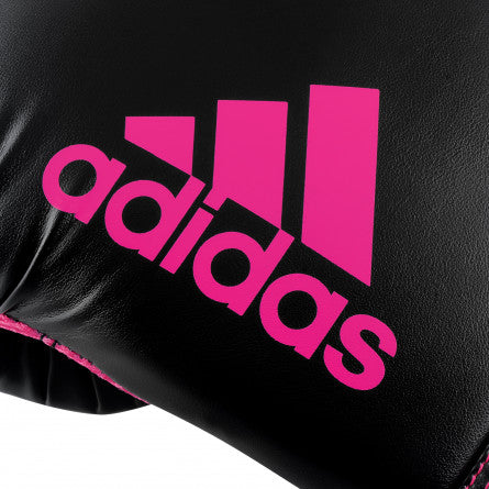 Close up of Adidas Hybrid 80 boxing glove.