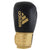 A black and gold Adidas Hybrid 100 boxing glove, 14 oz weight.