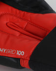 Close-up view of a boxing glove, adidas Hybrid 100 series.