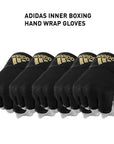 Bundle of five pairs of adidas boxing gloves.