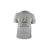 Grey shirt with green text, adidas WBC Heritage Boxing T-Shirt, size M.