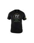 Black Adidas WBC heritage boxing t-shirt with a logo design.