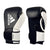 Pair of black and white adidas Hybrid 150 training gloves, 10 oz.