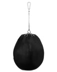 Black Adidas punching bag with sturdy chains, model adiBAC27.