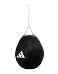 Black Adidas punching bag with sturdy chains, model adiBAC27.