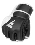 Black and white Grappling 250 boxing glove featured.