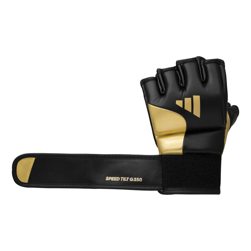 Black and gold boxing glove for GRAPPLING 350.