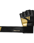 Black and gold boxing glove for GRAPPLING 350.