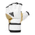 White and gold boxing glove for grappling and training.