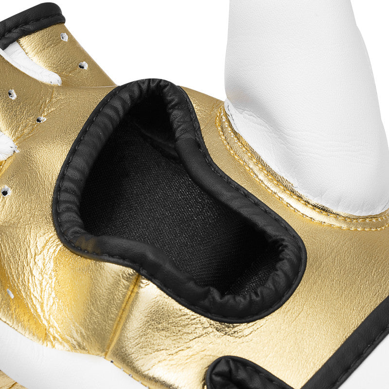 Close-up view of GRAPPLING 350 boxing glove.