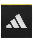 Black and yellow square with white logo.