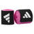 A pair of black and pink wrist wraps for boxing, size 3.5m.