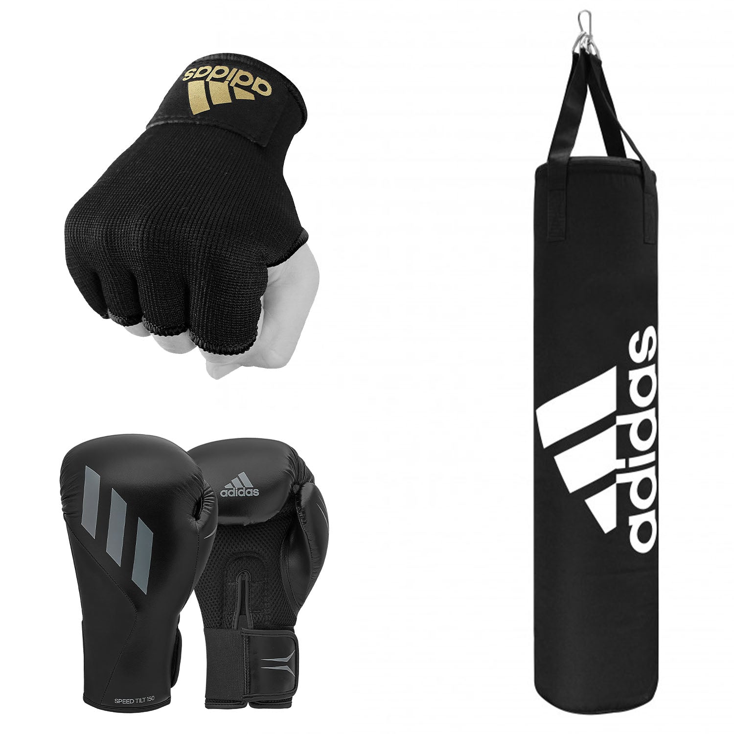 Boxing gloves and a punching bag set from adidas Home bundle.