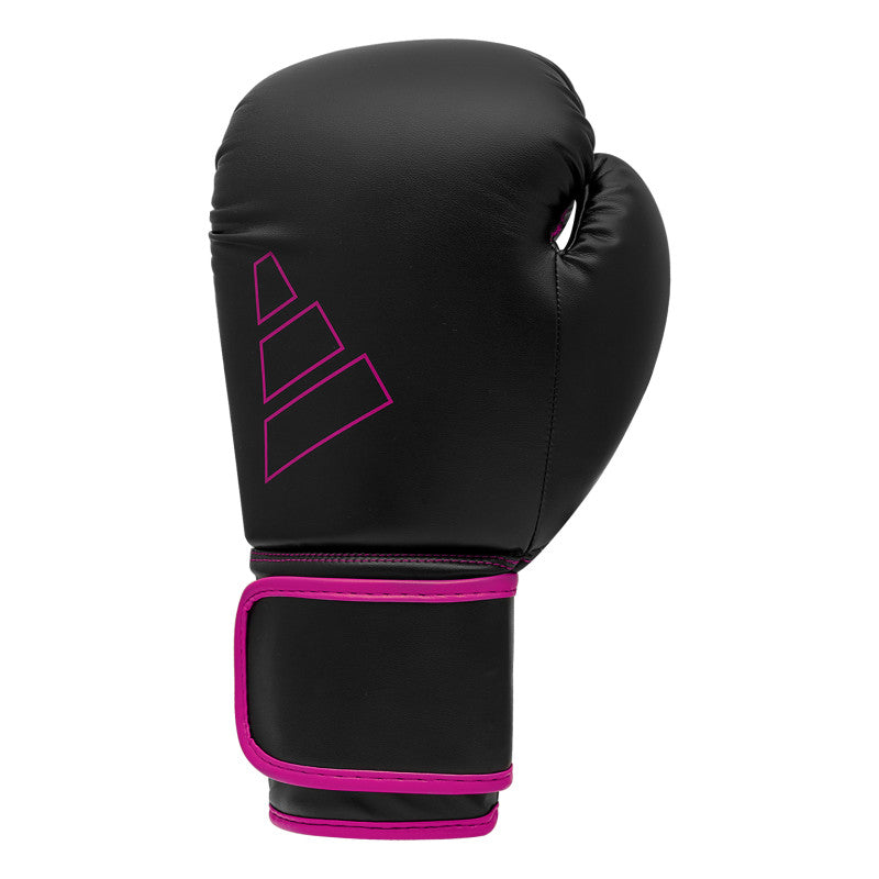 Black and pink boxing glove, Adidas Hybrid 80.