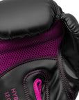 Adidas Hybrid 80 black and pink boxing glove.