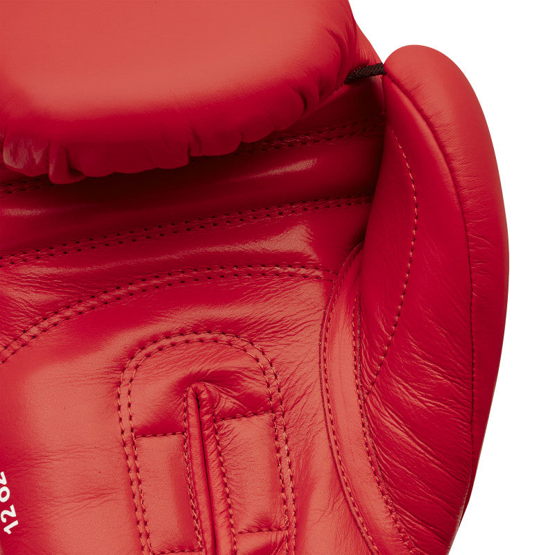 Close-up of a boxing glove for kickboxing.