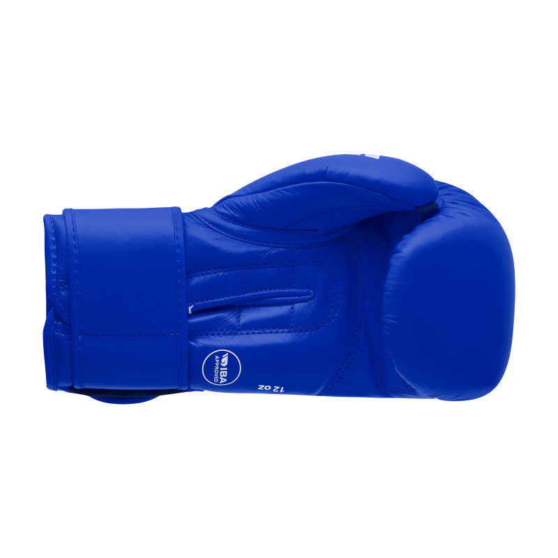 Blue boxing glove for boxing and kickboxing.