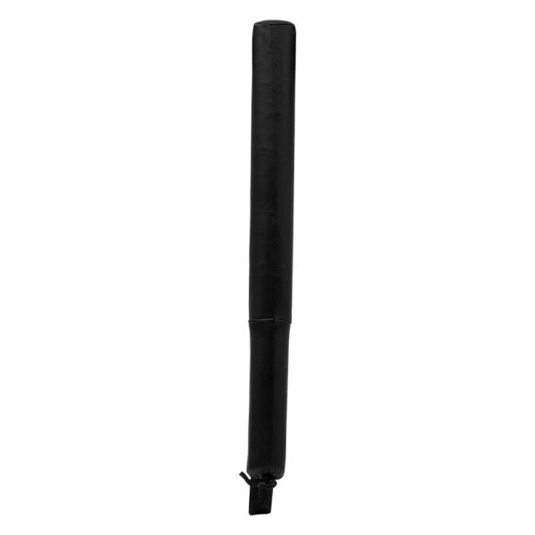 Black leather case for adidas PRO Striking stick on white background.