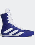 Blue and white BOX HOG 4 boxing shoe with preloved blue.