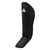 Black shin guard with white logo for Boxing Protective Equipment.