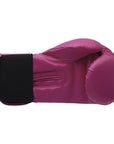 A pink boxing glove with black band, adidas FLX 3.0 Speed 50.