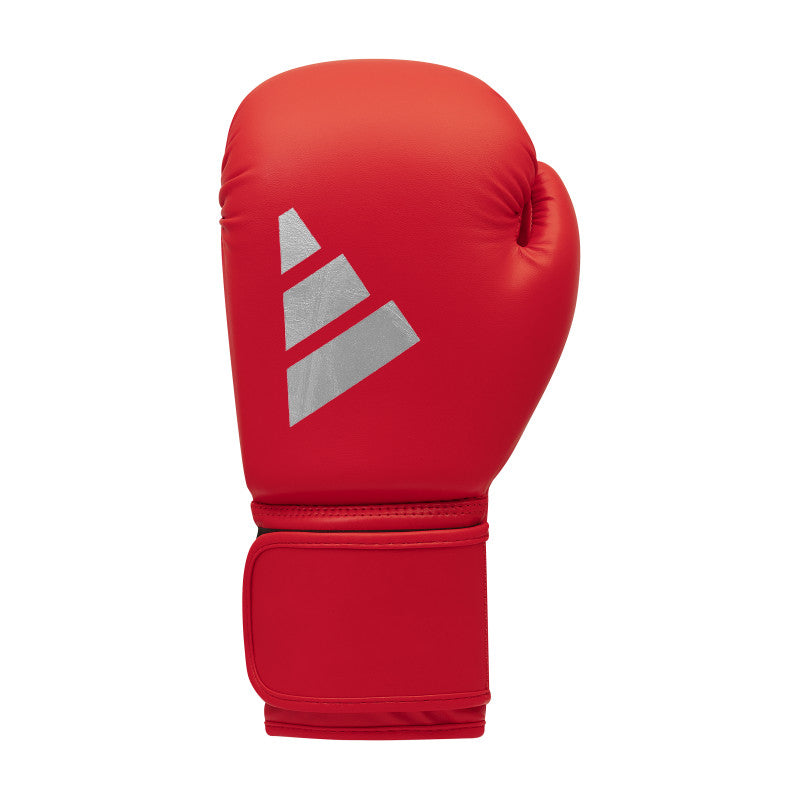 Red boxing glove with a logo, adidas FLX 3.0 Speed 50.