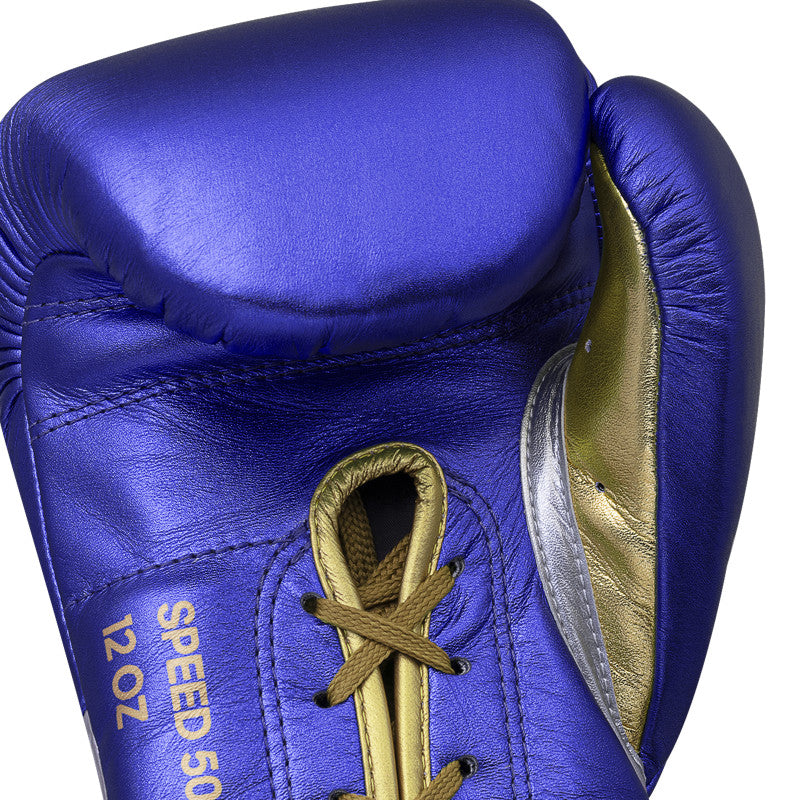 Close-up of a boxing glove, Adidas Adi-Speed 500 Pro.