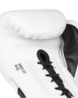 Close-up of a boxing glove from the adidas Adi-Speed 500 series.