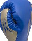 Blue and gold Tilt 350 PRO boxing glove.