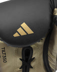 Close up of a boxing glove for professional training.