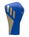 Blue and gold boxing glove for Tilt 350 PRO Training, in Black/Gold Met colorway, 16 oz weight.