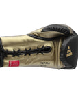 A black and gold boxing glove from the Tilt 350 PRO.