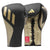 A pair of boxing gloves for training, lace-up design.