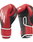 Pair of red and black boxing gloves, Tilt 350 PRO Training Gloves.