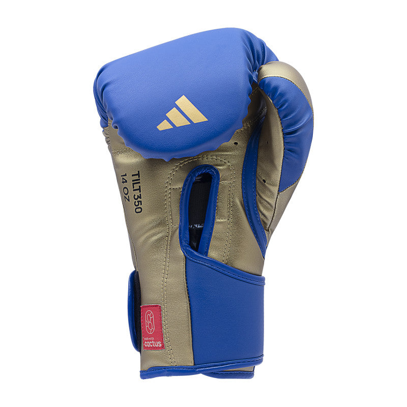 Blue and gold boxing glove from Tilt 350 PRO series.