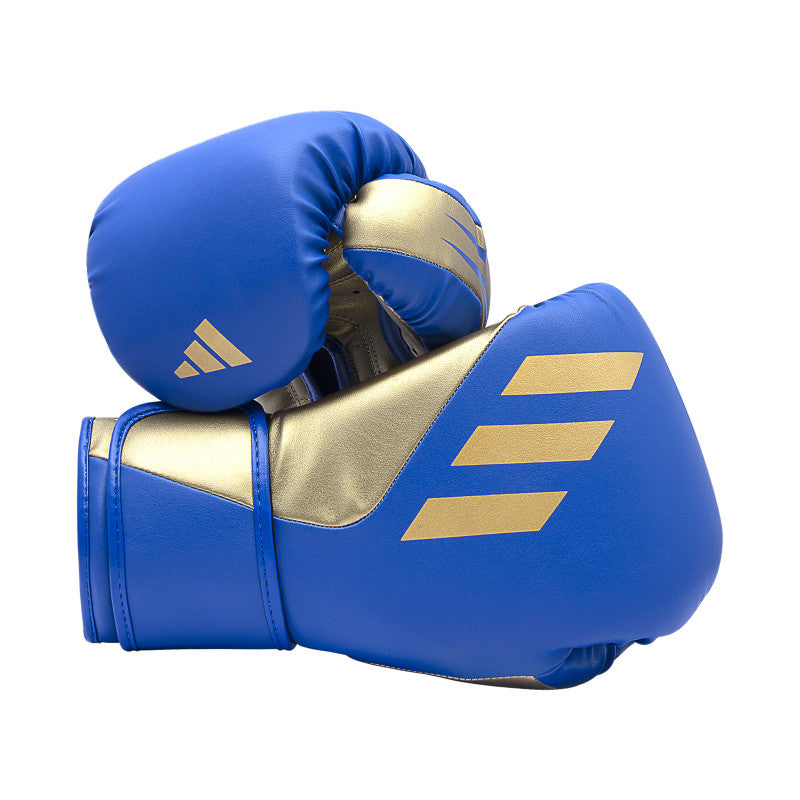 Pair of blue and gold Tilt 350 PRO Training Gloves.