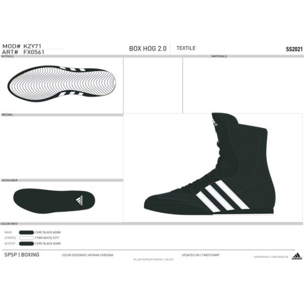 Chaussures de Boxe BOX HOG II Adidas - ®