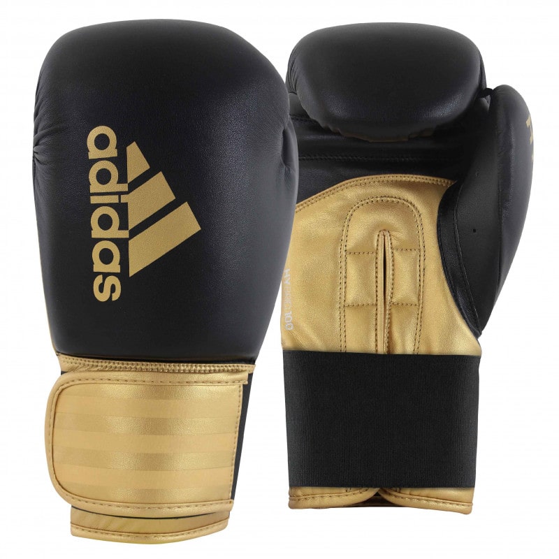 Adidas 100 Hybrid Boxing Gloves Blue - 12oz